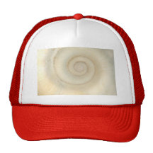 Shell - conchyliologie - spirale blanche casquettes de camionneur