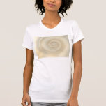Shell - conchyliologie - spirale blanche t-shirts