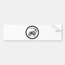 sheltie Hund Auto Sticker