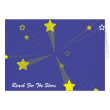 Shooting Stars-Gruß-Karte