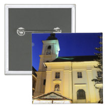 Sibiu-Turm nachts Anstecknadel