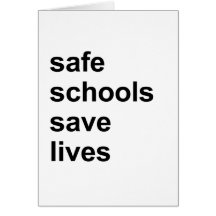 sichere Schulen retten die Leben Karte