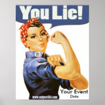 Sie liegen Plakat