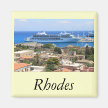 Sieben Seeseemann bei Rhodos Kühlschrankmagnet