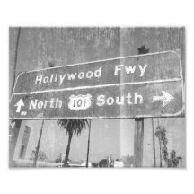 Signe d'autoroute de Hollywood Impressions Photographiques