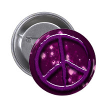 SIGNE DE PAIX POURPRE D'ÉTINCELLE BADGE