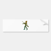 Silhouette chasseur plus hunter adhésifs pour voiture
