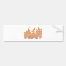 Silhouette dames ladies adhésifs pour voiture
