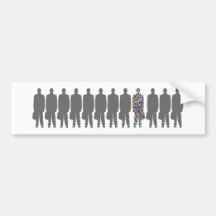 Silhouette d'hommes men adhésifs pour voiture