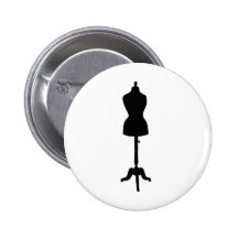 Silhouette II de forme de robe Badges