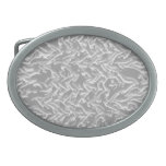Silverline glänzende Kunst Ovale Gürtelschnallen