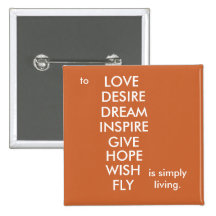 Simplement vivant pin's