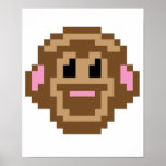 Singe de pixel posters