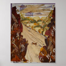 Singe sautant posters
