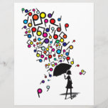 Singin sous la pluie prospectus en couleur