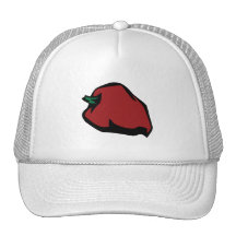 Singlerote Habanero-Grafik Baseball Mützen