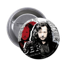 Sirius Schwarzes Anstecknadelbutton