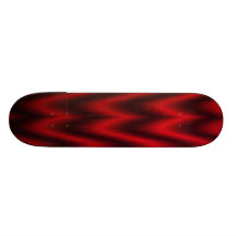 Skate-Brett mit dunkelroter und roter Welle Individuelles Skateboard