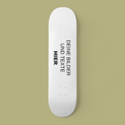 Skateboard komplett selbst gestalten individuelles deck von SelbstGestalten