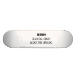 Skateboard komplett selbst gestalten individuelles deck