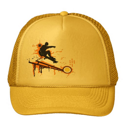 skateboard_sunburst baseballcap