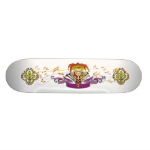 Skateboard-The-Joker-set-1-White-no-Text Personalisierte Skateboarddecks