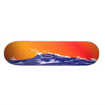 SkateboardWellen Skateboard Brett
