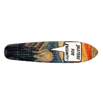 Skater für Geisteskrankheits-Schrei-Comic-Plattfor