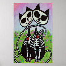 Skelekitties Posters