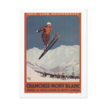 Ski-Sprung - PLM olympisches Promo-Plakat