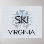 Ski SUPÉRIEUR la Virginie Posters