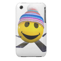 Skifahren des smiley-3d