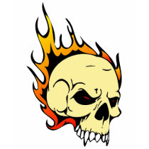SKULL FIRE T-SHIRTS