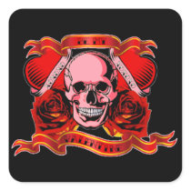 Skully Valentinsgruß-Tätowierung