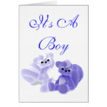 Skunkz c'est un invitation de baby shower de garço carte de vœux