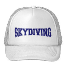 Skydiving Hochschulart Baseball Kappen