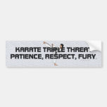 Slogan SUPÉRIEUR de karaté Adhésifs Pour Voiture