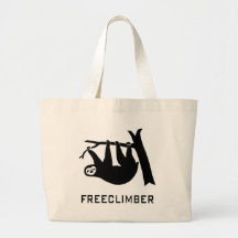 sloth faultier climber freeclimber freeclimbing tasche