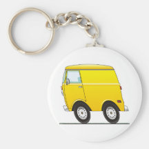 Smart Van Yellow Porte-clé