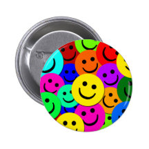 SMILEY-COLLAGE BUTTONS