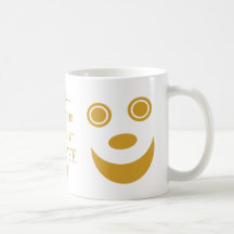 Smiley-glückliche Gesichts-Kaffeetasse
