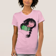 smille manga Mädchen Hemd