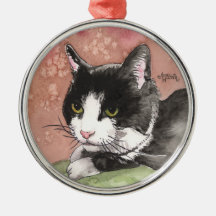 Smokings-Katze Ornamente