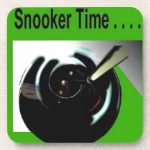 Snooker Lucky Beverage Coasters
