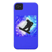 Snowboarder im Whiteout