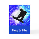 Snowboarder im Whiteout