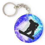 Snowboarder im Whiteout