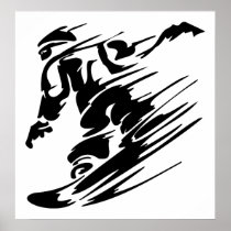 Snowboarding-extremes Sport-Plakat