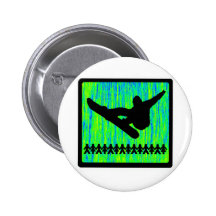 Snowboardschneebenommenheit Anstecknadelbutton