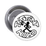 Sofortiges Hobo_Hobo Man_Logo_ Buttons